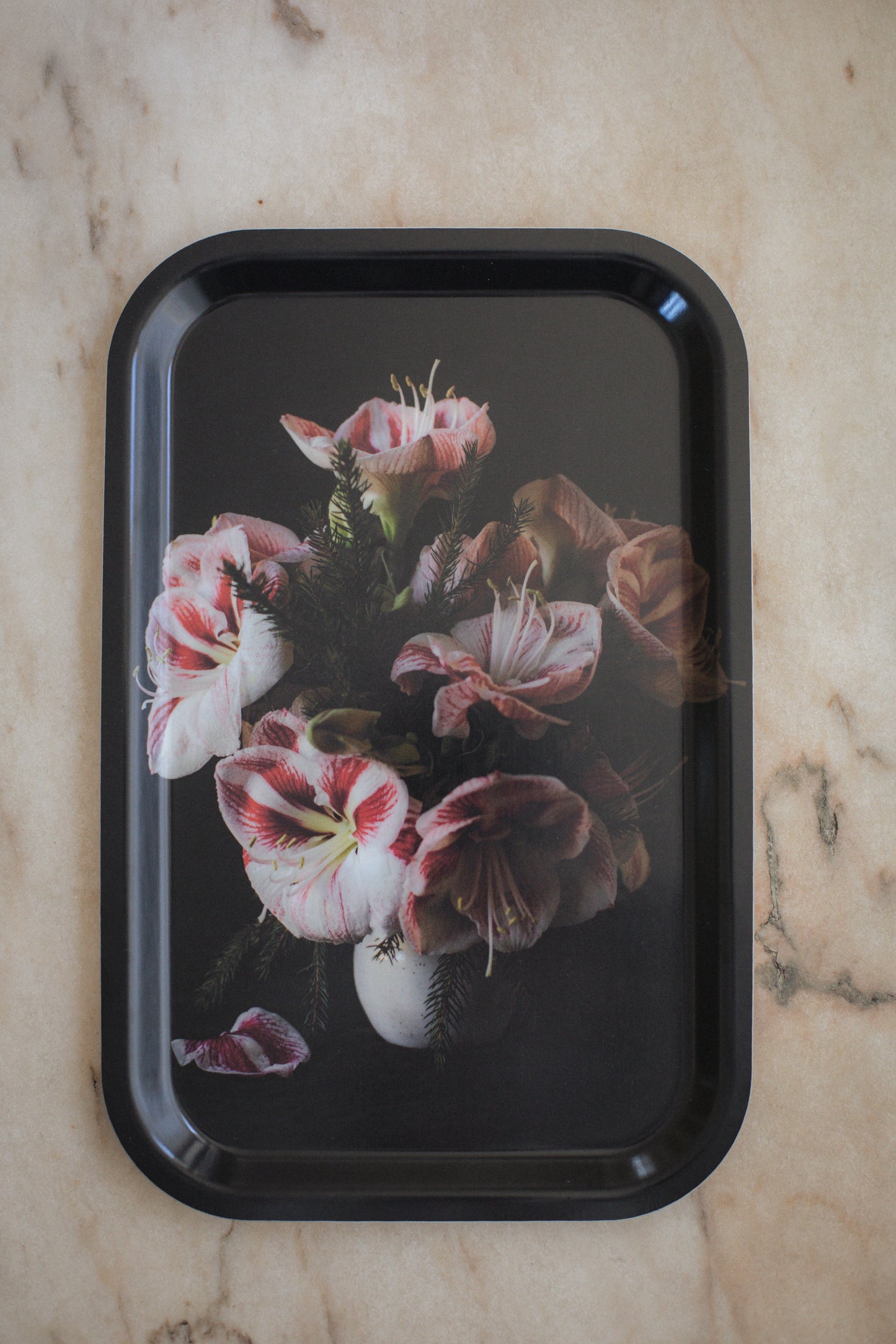 Årets julbricka "Polka amaryllis"